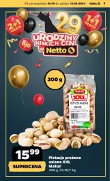 Gazetka promocyjna Netto - Artykuły spożywcze - Gazetka - ważna od 19.10 do 19.10.2024 - strona 3 - produkty: Pistacje