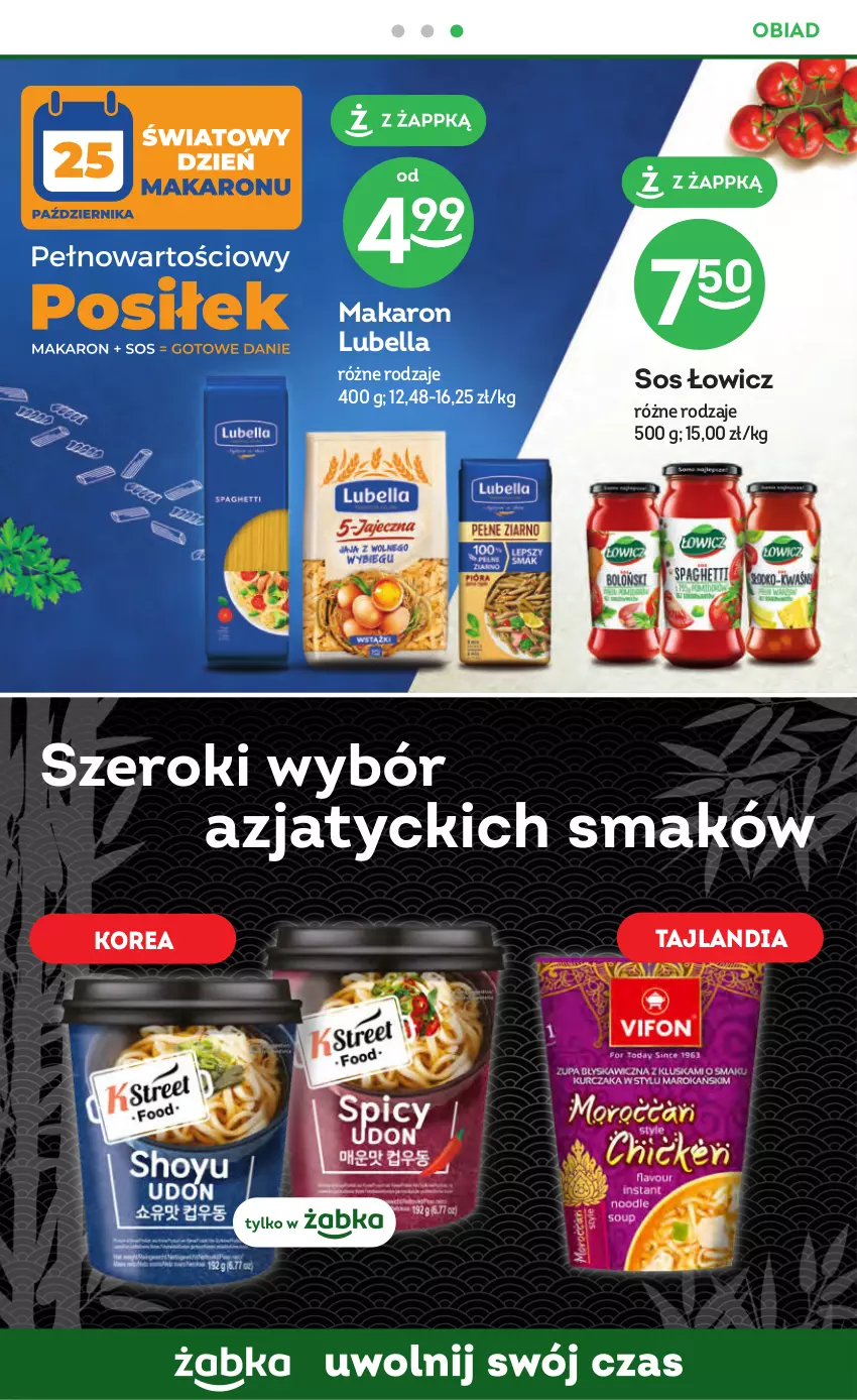 Gazetka promocyjna Żabka - ważna 25.10 do 07.11.2023 - strona 46 - produkty: Bell, Bella, Lubella, Makaron, Sos