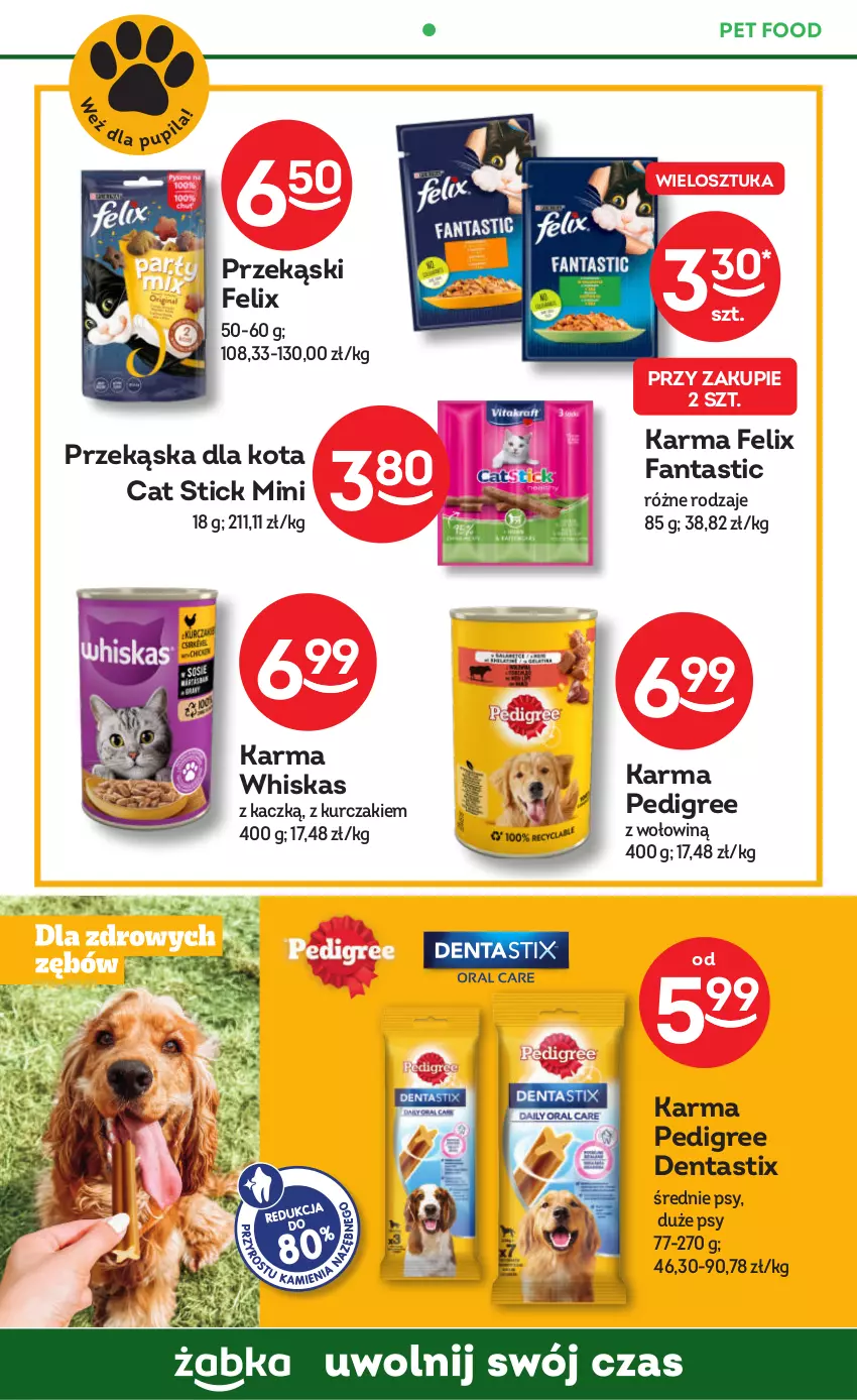 Gazetka promocyjna Żabka - ważna 25.10 do 07.11.2023 - strona 52 - produkty: Fa, Fanta, Felix, Kurczak, Pedigree, Whiskas