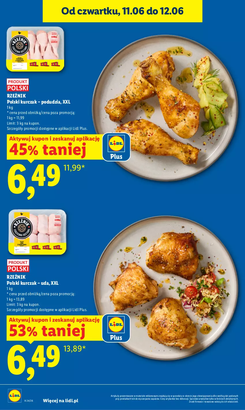 Gazetka promocyjna Lidl - Gazetka ważna od 11.06 do 13.06 - ważna 11.06 do 13.06.2026 - strona 10 - produkty: Kurczak