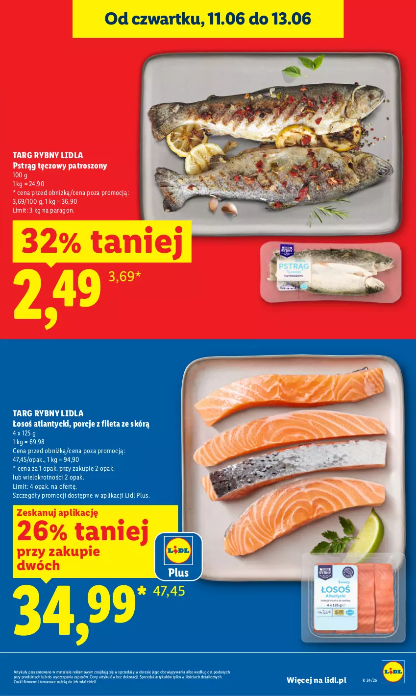 Gazetka promocyjna Lidl - Gazetka ważna od 11.06 do 13.06 - ważna 11.06 do 13.06.2026 - strona 13 - produkty: Por, Pstrąg, Pstrąg tęczowy