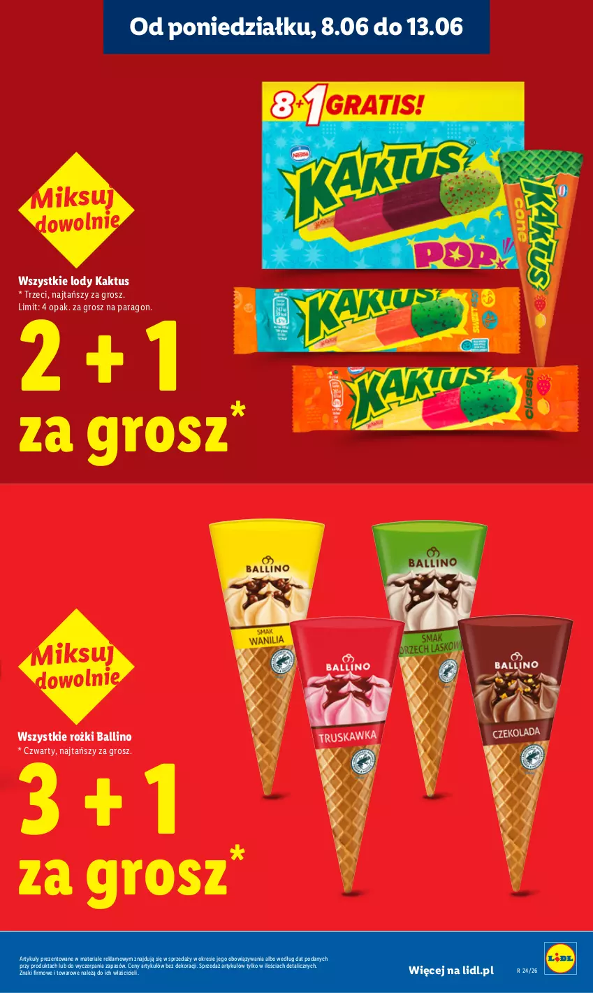 Gazetka promocyjna Lidl - Gazetka ważna od 11.06 do 13.06 - ważna 11.06 do 13.06.2026 - strona 23 - produkty: Kaktus, Lody
