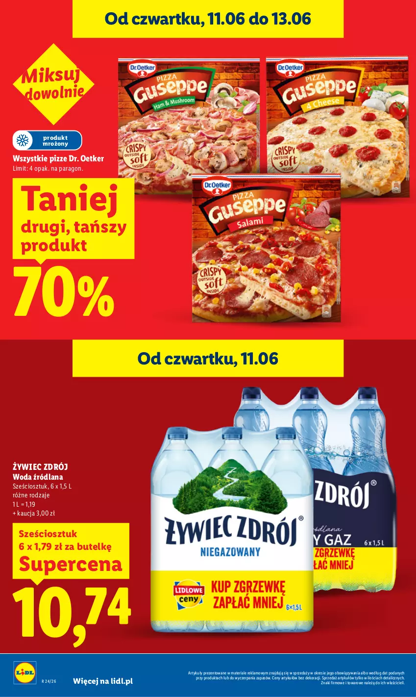 Gazetka promocyjna Lidl - Gazetka ważna od 11.06 do 13.06 - ważna 11.06 do 13.06.2026 - strona 24 - produkty: Dr. Oetker, LANA, Woda