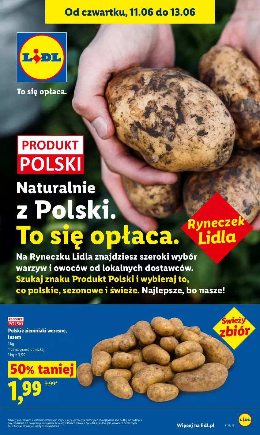 Gazetka promocyjna Lidl - Gazetka ważna od 11.06 do 13.06 - ważna 11.06 do 13.06.2026 - strona 45 - produkty: O nas, Ziemniaki