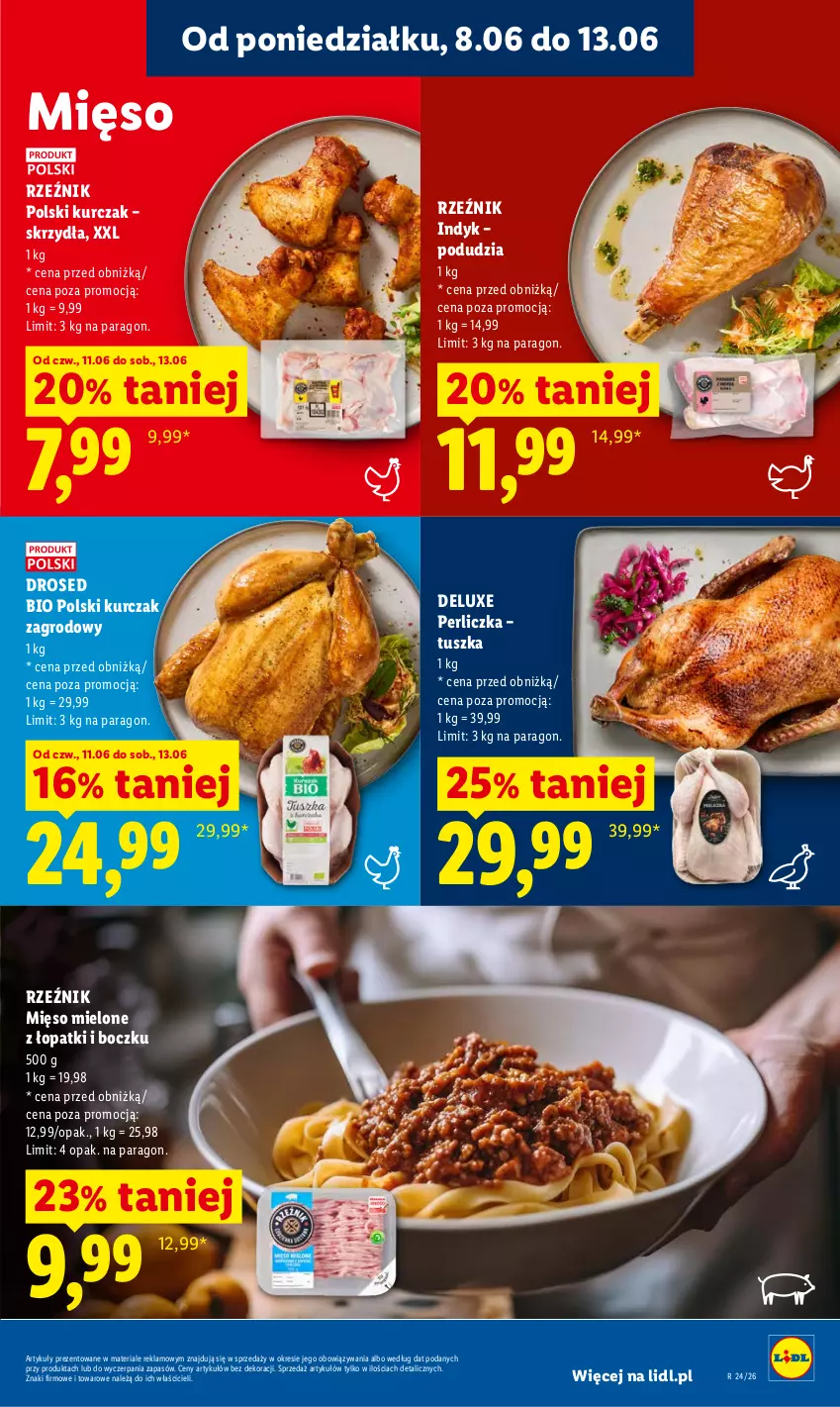 Gazetka promocyjna Lidl - Gazetka ważna od 11.06 do 13.06 - ważna 11.06 do 13.06.2026 - strona 55 - produkty: Kurczak, Mięso, Mięso mielone, Perliczka, Tusz