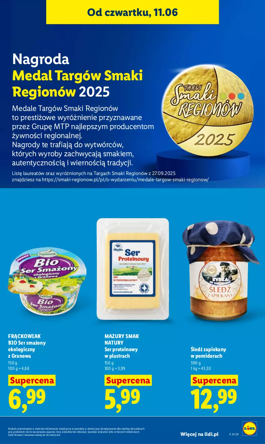 Gazetka promocyjna Lidl - Gazetka ważna od 11.06 do 13.06 - ważna 11.06 do 13.06.2026 - strona 57 - produkty: Gra, Laur, Ser