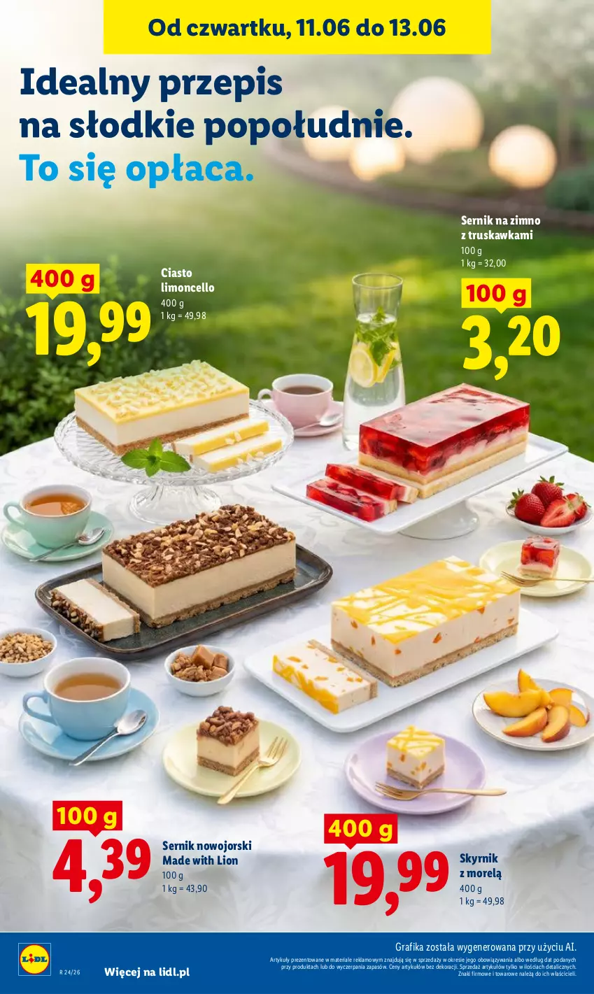 Gazetka promocyjna Lidl - Gazetka ważna od 11.06 do 13.06 - ważna 11.06 do 13.06.2026 - strona 82 - produkty: Gra, Grafika, Lion, Ser