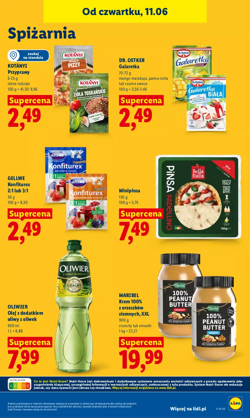 Gazetka promocyjna Lidl - Gazetka ważna od 11.06 do 13.06 - ważna 11.06 do 13.06.2026 - strona 85 - produkty: Dr. Oetker, Gala, Galaretka, Kotányi, Mango, Olej, Owoce, Panna cotta, Przyprawy