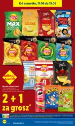 Gazetka promocyjna Lidl - Gazetka ważna od 11.06 do 13.06 - Gazetka - ważna od 13.06 do 13.06.2026 - strona 16 - produkty: Chipsy, Chrupki