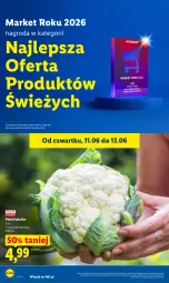 Gazetka promocyjna Lidl - Gazetka ważna od 11.06 do 13.06 - Gazetka - ważna od 13.06 do 13.06.2026 - strona 42 - produkty: Kalafior