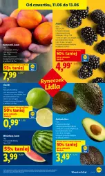 Gazetka promocyjna Lidl - Gazetka ważna od 11.06 do 13.06 - Gazetka - ważna od 13.06 do 13.06.2026 - strona 43 - produkty: Jeżyny, Arbuz, Nektar