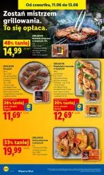 Gazetka promocyjna Lidl - Gazetka ważna od 11.06 do 13.06 - Gazetka - ważna od 13.06 do 13.06.2026 - strona 48 - produkty: Kurczak, Karkówka wieprzowa, Polędwiczki z kurczaka, Grill