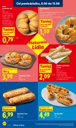 Gazetka promocyjna Lidl - Gazetka ważna od 11.06 do 13.06 - Gazetka - ważna od 13.06 do 13.06.2026 - strona 50 - produkty: Ser, Hot dog, Salami, Rogal, Pizzerina, Bułka, Szpinak