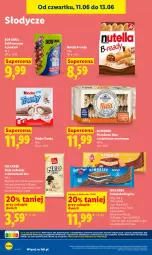 Gazetka promocyjna Lidl - Gazetka ważna od 11.06 do 13.06 - Gazetka - ważna od 13.06 do 13.06.2026 - strona 84 - produkty: Piernik, Nutella, Czekolada, Kinder
