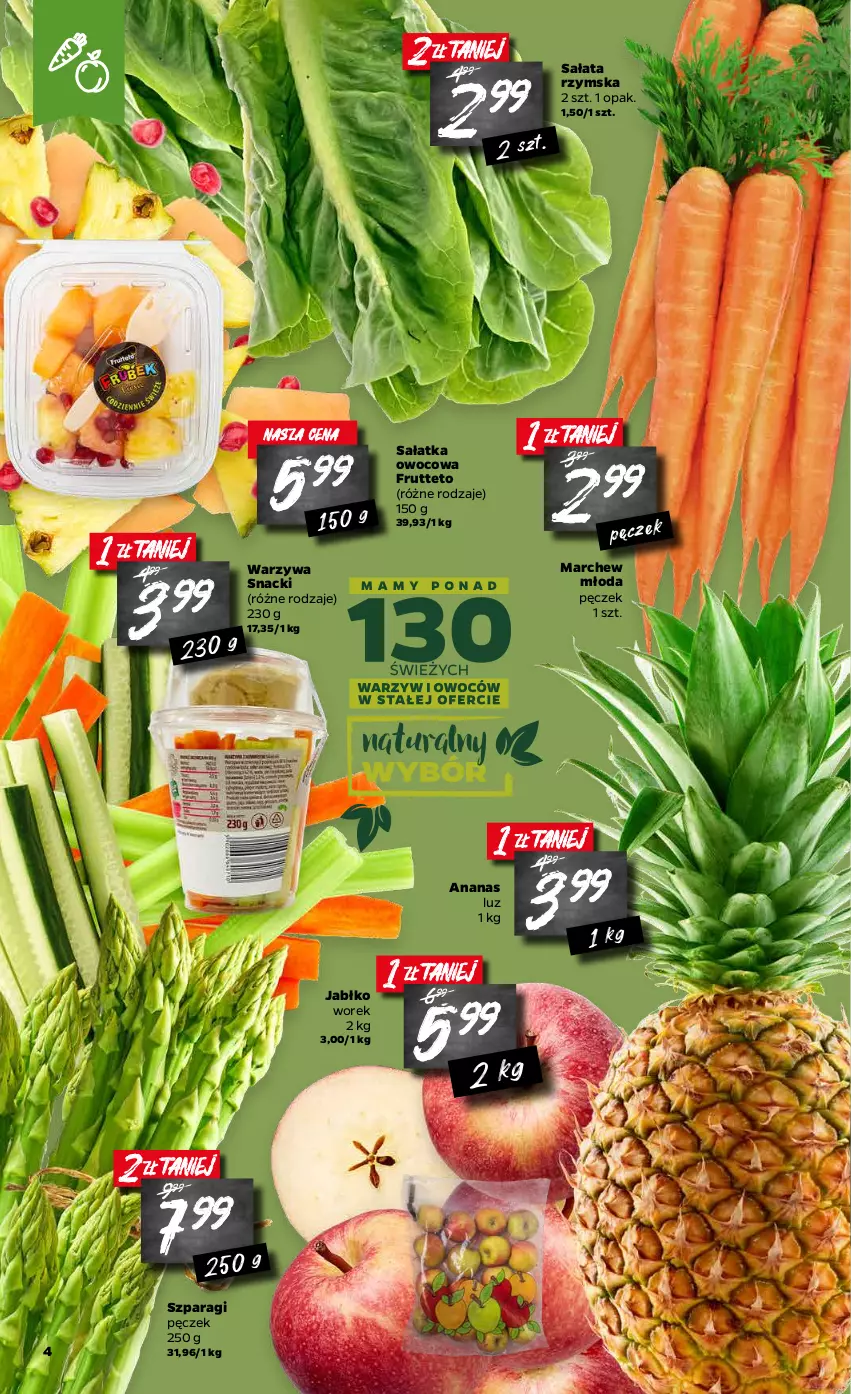 Gazetka promocyjna Netto - Oferta tygodnia - ważna 08.03 do 13.03.2021 - strona 4 - produkty: Ananas, Sałat, Sałatka, Warzywa