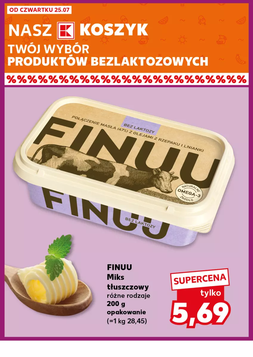 Gazetka promocyjna Kaufland - Kaufland - ważna 05.08 do 07.08.2024 - strona 22 - produkty: Finuu, Miks tłuszczowy