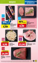 Gazetka promocyjna Lidl - GAZETKA - Gazetka - ważna od 27.03 do 27.03.2024 - strona 33 - produkty: Polędwica, Gra, Królik, Tusz, Schab wieprzowy, Wołowina, Metka tatarska, Flaki, Olej, Mięso