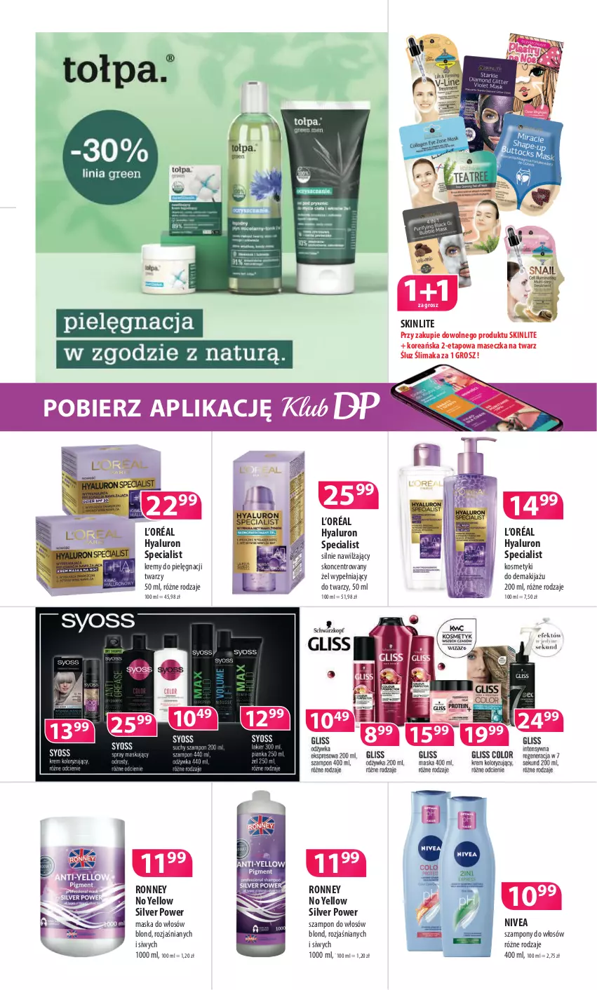 Gazetka promocyjna Drogerie Polskie - Gazetka - ważna 10.09 do 30.09.2021 - strona 5 - produkty: L’Oréal, Makijaż, Maska, Maska do włosów, Nivea, Szampon