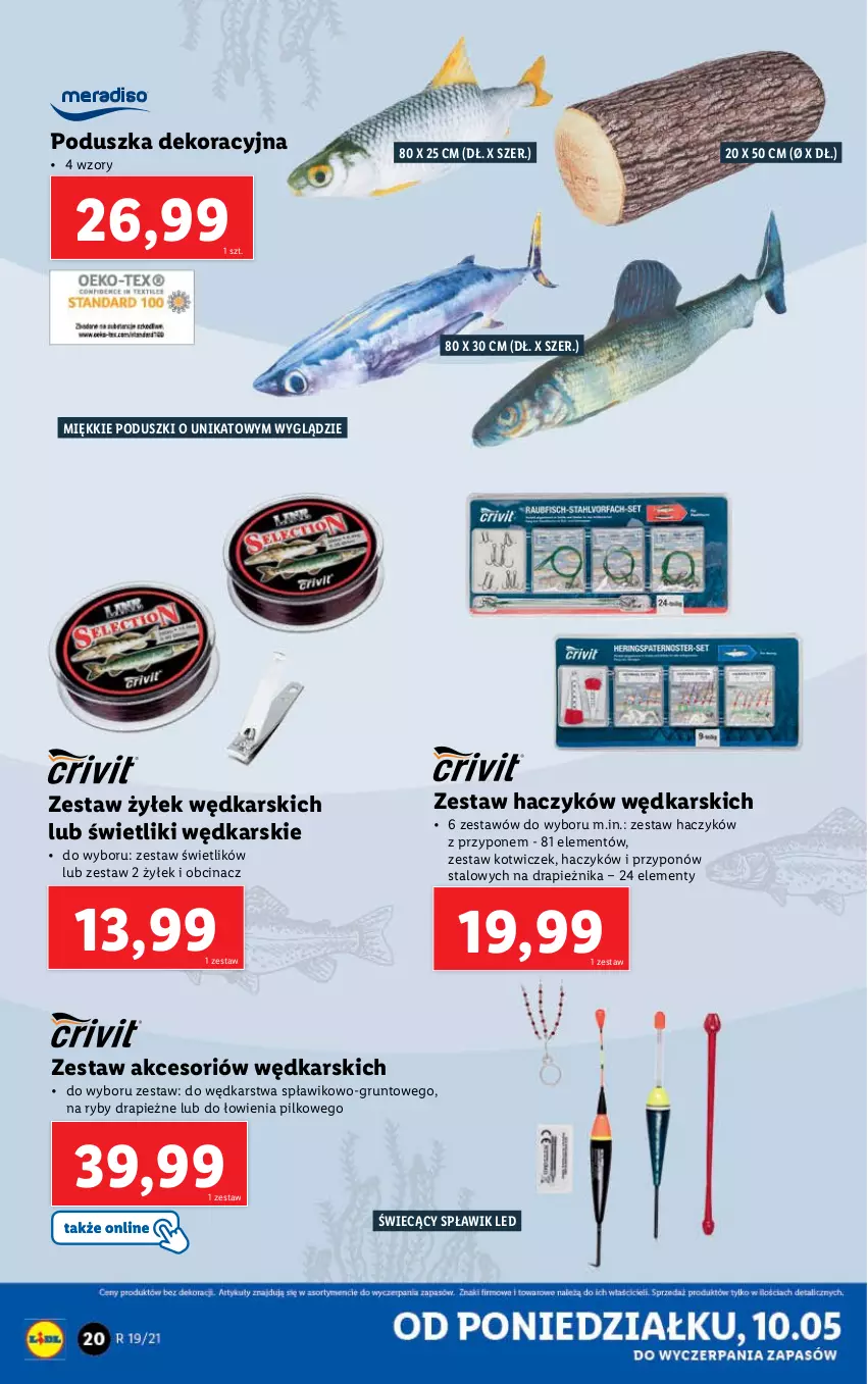 Gazetka promocyjna Lidl - GAZETKA - ważna 10.05 do 15.05.2021 - strona 20 - produkty: Grunt, Haczyk, Poduszka, Poduszka dekoracyjna, Wiko