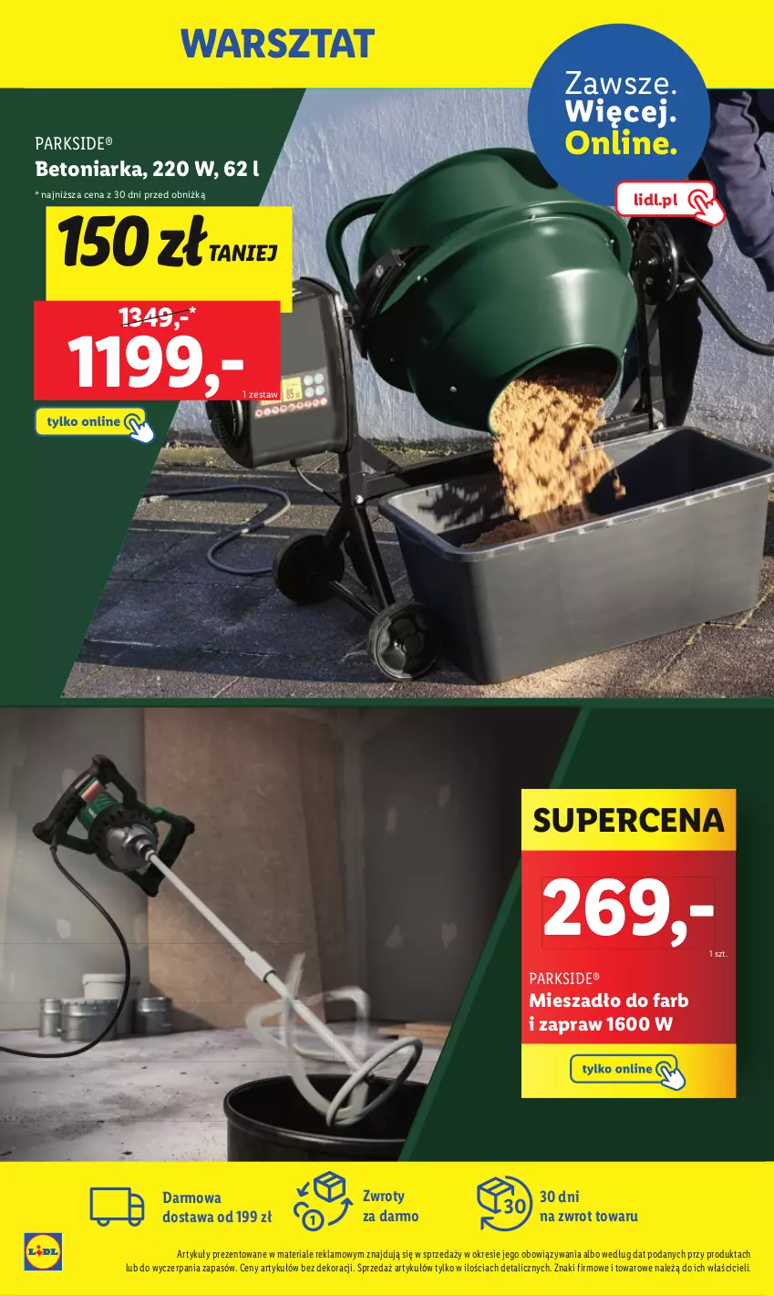 Gazetka promocyjna Lidl - GAZETKA - ważna 04.03 do 09.03.2024 - strona 10 - produkty: Fa, Mieszadło, Parkside