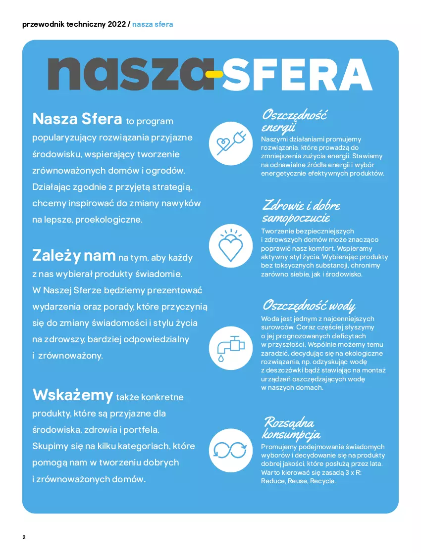 Gazetka promocyjna Castorama - Przewodnik techniczny 2022 - ważna 21.03 do 30.03.2022 - strona 2 - produkty: Astor, Dres, Fa, Gra, Intel, Kret, Mop, Narzędzia budowlane, Nuty, Obuwie, Obuwie ochronne, Ogrzewanie, Piec, Por, Przewodnik, Rama, Sport, Telefon, Tran, Woda, Zdrowie