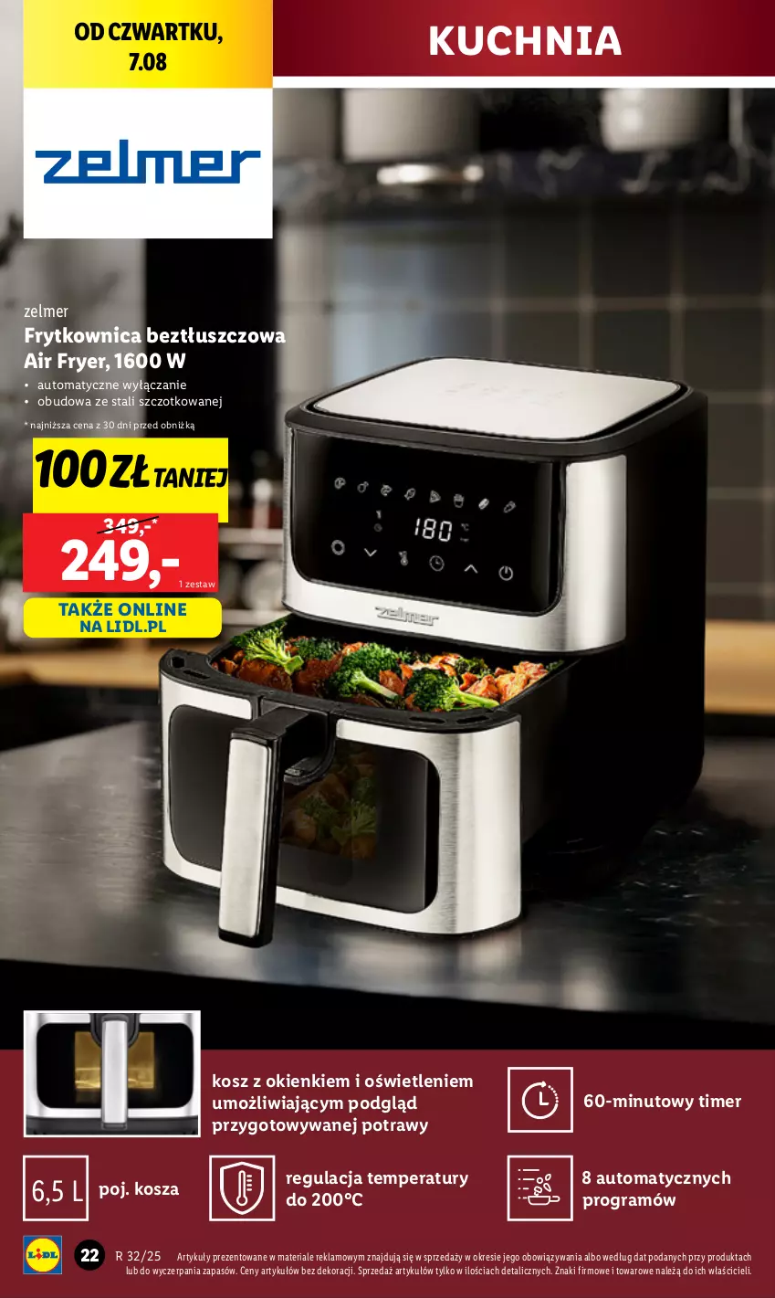 Gazetka promocyjna Lidl - GAZETKA - ważna 04.08 do 10.08.2025 - strona 26 - produkty: Gra, Kosz, Kuchnia, Zelmer