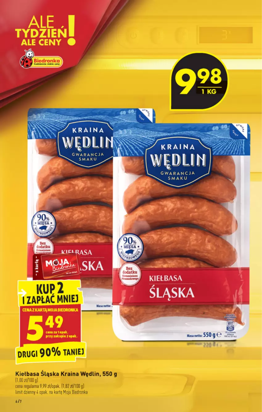 Gazetka promocyjna Biedronka - W tym tygodniu PN - ważna 01.03 do 06.03.2021 - strona 6 - produkty: Dron, Kiełbasa, Kiełbasa śląska