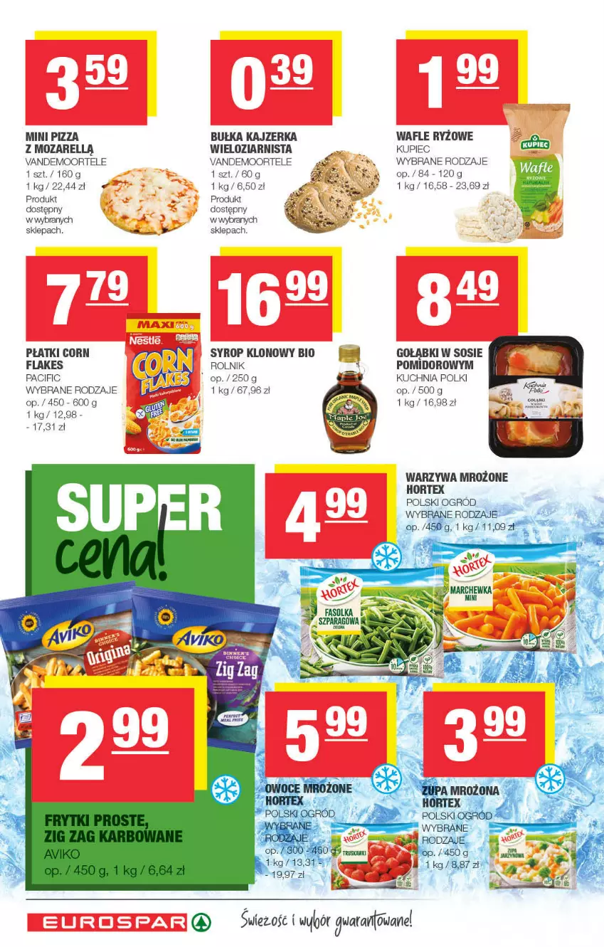 Gazetka promocyjna Spar - ważna 17.10 do 27.10.2021 - strona 4 - produkty: Bułka, Cif, Hortex, Kajzerka, Kuchnia, Kupiec, Ogród, Piec, Pizza, Rolnik, Ryż, Sos, Syrop, Wafle, Warzywa