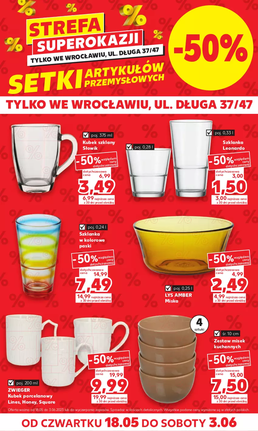 Gazetka promocyjna Kaufland - Kaufland - ważna 18.05 do 03.06.2023 - strona 2 - produkty: Kubek, Leon, Miska, Por, Szklanka