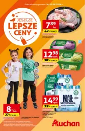 Gazetka promocyjna Auchan - Gazetka JESZCZE LEPSZE CENY Hipermarket Auchan - Gazetka - ważna od 21.08 do 21.08.2024 - strona 1 - produkty: Kurczak, Nałęczowianka, T-shirt, Lody, Zielona Budka, Woda