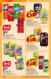 Gazetka promocyjna Auchan - Gazetka JESZCZE LEPSZE CENY Hipermarket Auchan - Gazetka - ważna od 21.08 do 21.08.2024 - strona 28 - produkty: Coca-Cola, Schweppes, Napój gazowany, Tymbark, Fanta, Sprite, Napój, Nestea, Fa