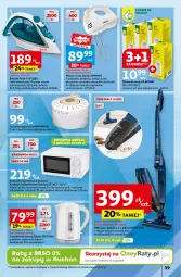 Gazetka promocyjna Auchan - Gazetka JESZCZE LEPSZE CENY Hipermarket Auchan - Gazetka - ważna od 21.08 do 21.08.2024 - strona 47 - produkty: Odkurzacz, Top, Sok, Ser, Czajnik elektryczny, Czajnik, Clin, Pojemnik, Mikser, Tefal, Talerz, Kuchenka mikrofalowa, Mikser ręczny, Suszarka, Zelmer, Bosch, Grill, Fa