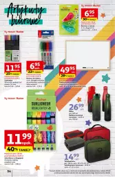 Gazetka promocyjna Auchan - Gazetka JESZCZE LEPSZE CENY Hipermarket Auchan - Gazetka - ważna od 21.08 do 21.08.2024 - strona 62 - produkty: Długopis, Marker, Tusz, Tablica suchościeralna, Lakier