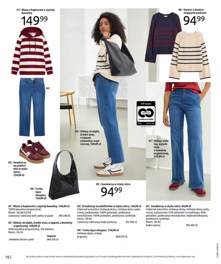 Gazetka promocyjna Bonprix - MODA, KTÓRA INSPIRUJE NA NOWO - ważna 19.02 do 09.03.2026 - strona 12 - produkty: Bluza, Fa, Gra, LG, Por