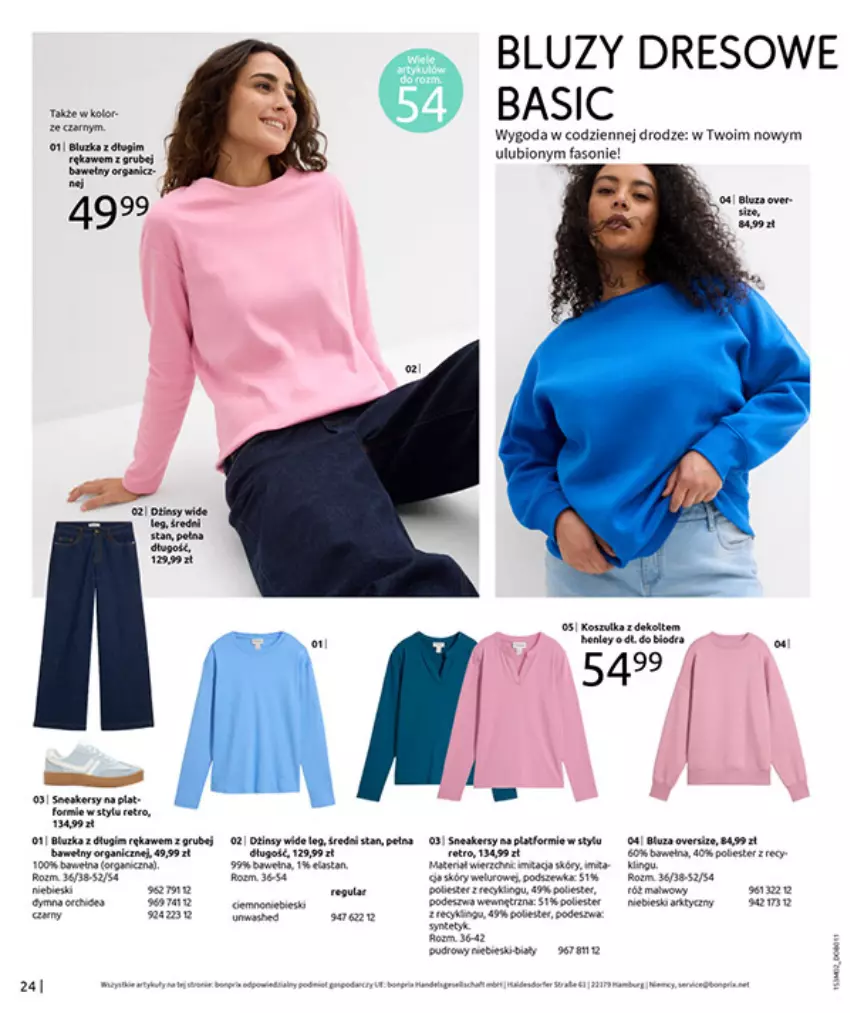 Gazetka promocyjna Bonprix - MODA, KTÓRA INSPIRUJE NA NOWO - ważna 19.02 do 09.03.2026 - strona 26 - produkty: Acer, Dres, Fa, Gin, HP, Koc, Kosz, Koszulka, Wagi
