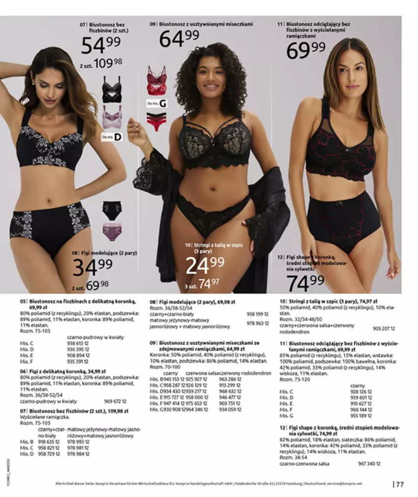 Gazetka promocyjna Bonprix - MODA, KTÓRA INSPIRUJE NA NOWO - ważna 19.02 do 09.03.2026 - strona 79 - produkty: Fa, Figi, Kask, Sok, Top