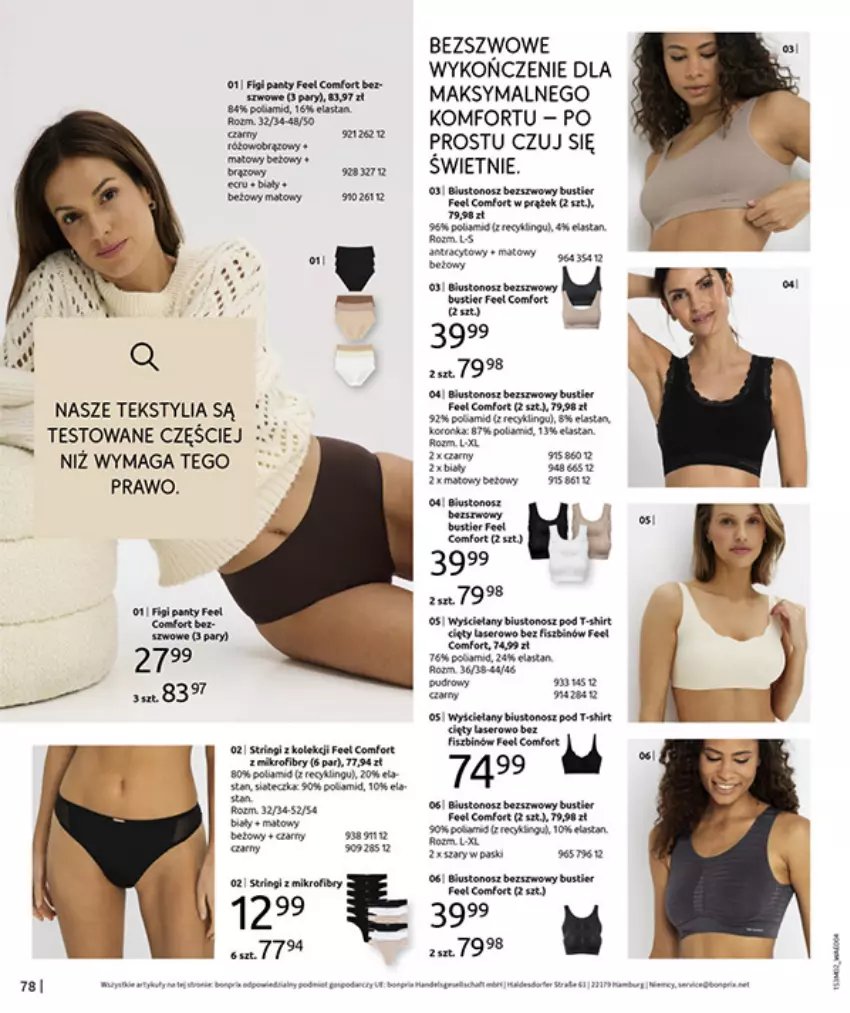 Gazetka promocyjna Bonprix - MODA, KTÓRA INSPIRUJE NA NOWO - ważna 19.02 do 09.03.2026 - strona 80 - produkty: Figi, Por, Stringi