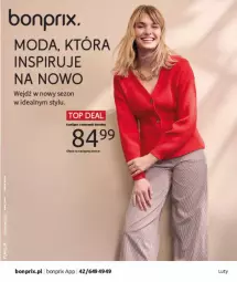 Gazetka promocyjna Bonprix - MODA, KTÓRA INSPIRUJE NA NOWO - Gazetka - ważna od 09.03 do 09.03.2026 - strona 1 - produkty: Kawa, Moda, Fa