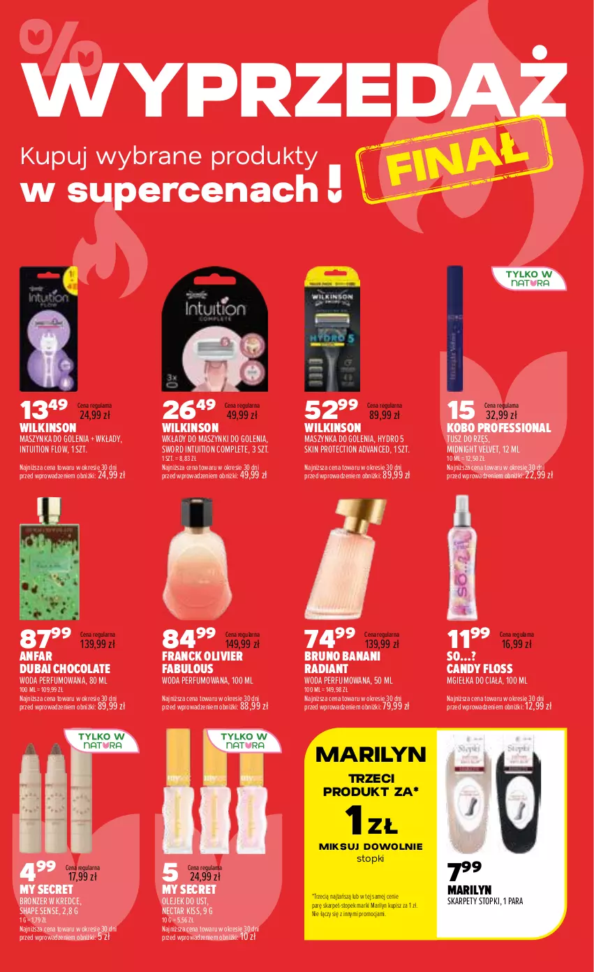 Gazetka promocyjna Drogerie Natura - Gazetka Drogerie Natura - ważna 06.08 do 24.08.2026 - strona 2 - produkty: Bronzer, Bruno Banani, Candy, Fa, Karp, KOBO, Marilyn, Maszynka, Maszynka do golenia, Olej, Perfum, Szynka, Top, Tusz, Velvet, Woda, Woda perfumowana
