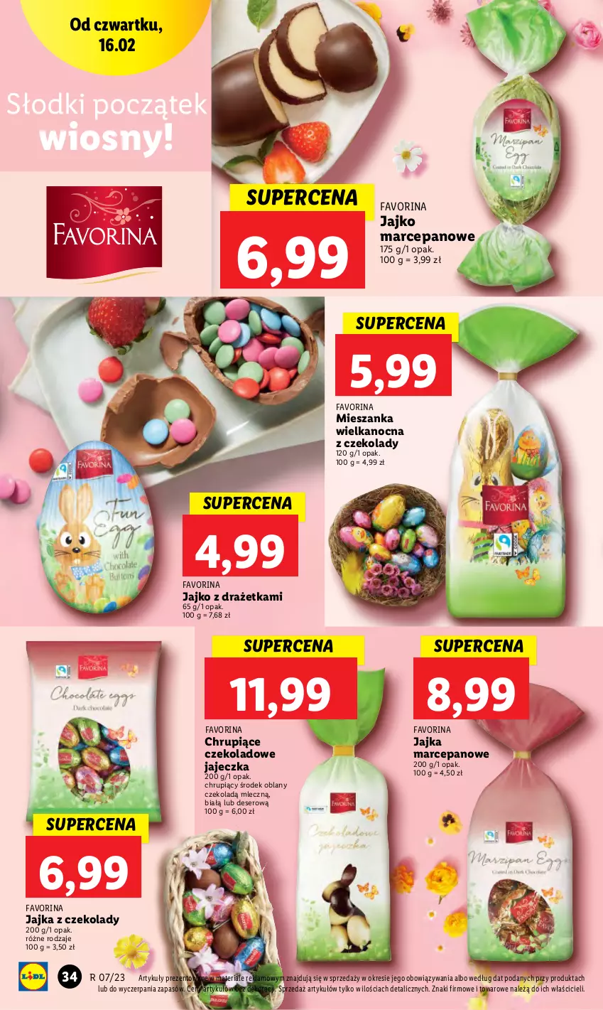 Gazetka promocyjna Lidl - GAZETKA - ważna 16.02 do 18.02.2023 - strona 34 - produkty: Deser, Fa, Ser