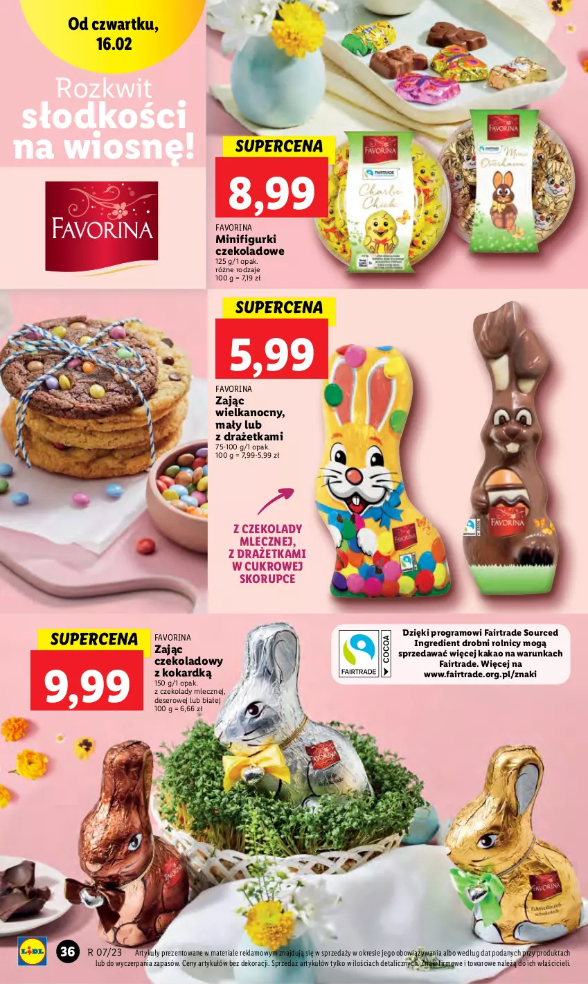 Gazetka promocyjna Lidl - GAZETKA - ważna 16.02 do 18.02.2023 - strona 36 - produkty: Deser, Fa, Gra, Kakao, Ser