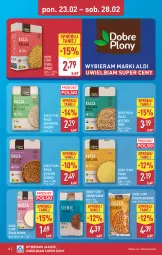 Gazetka promocyjna Aldi - Pełna oferta - Gazetka - ważna od 28.02 do 28.02.2026 - strona 12 - produkty: Kasza jaglana, Gry, Groszek ptysiowy, Kasza jęczmienna, Bulgur, LANA, Kasza, Kasza gryczana, Groszek, LG