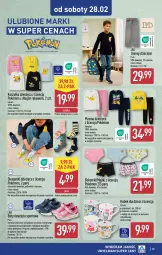 Gazetka promocyjna Aldi - Pełna oferta - Gazetka - ważna od 28.02 do 28.02.2026 - strona 35 - produkty: Ser, Por, Buty, Majtki, Karp, Kosz, Skarpetki, Koszulka, Wełna, Sport, Dzieci, Kubek, Pokémon, Bokserki, Piżama, Fa