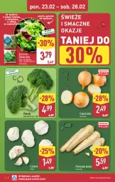 Gazetka promocyjna Aldi - Pełna oferta - Gazetka - ważna od 28.02 do 28.02.2026 - strona 4 - produkty: Cebula, Pietruszka, Czosnek, Sałat, Brokuły, Szpinak