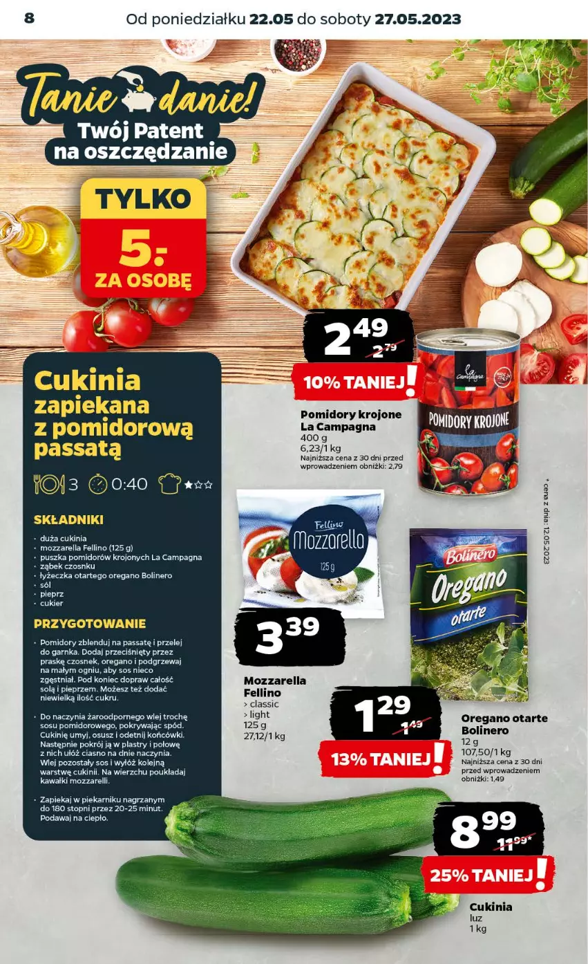 Gazetka promocyjna Netto - Artykuły spożywcze - ważna 22.05 do 27.05.2023 - strona 8 - produkty: Czosnek, Kawa, Mozzarella, O nas, Olej, Piekarnik, Pieprz, Pomidory, Pomidory krojone, Sos, Top