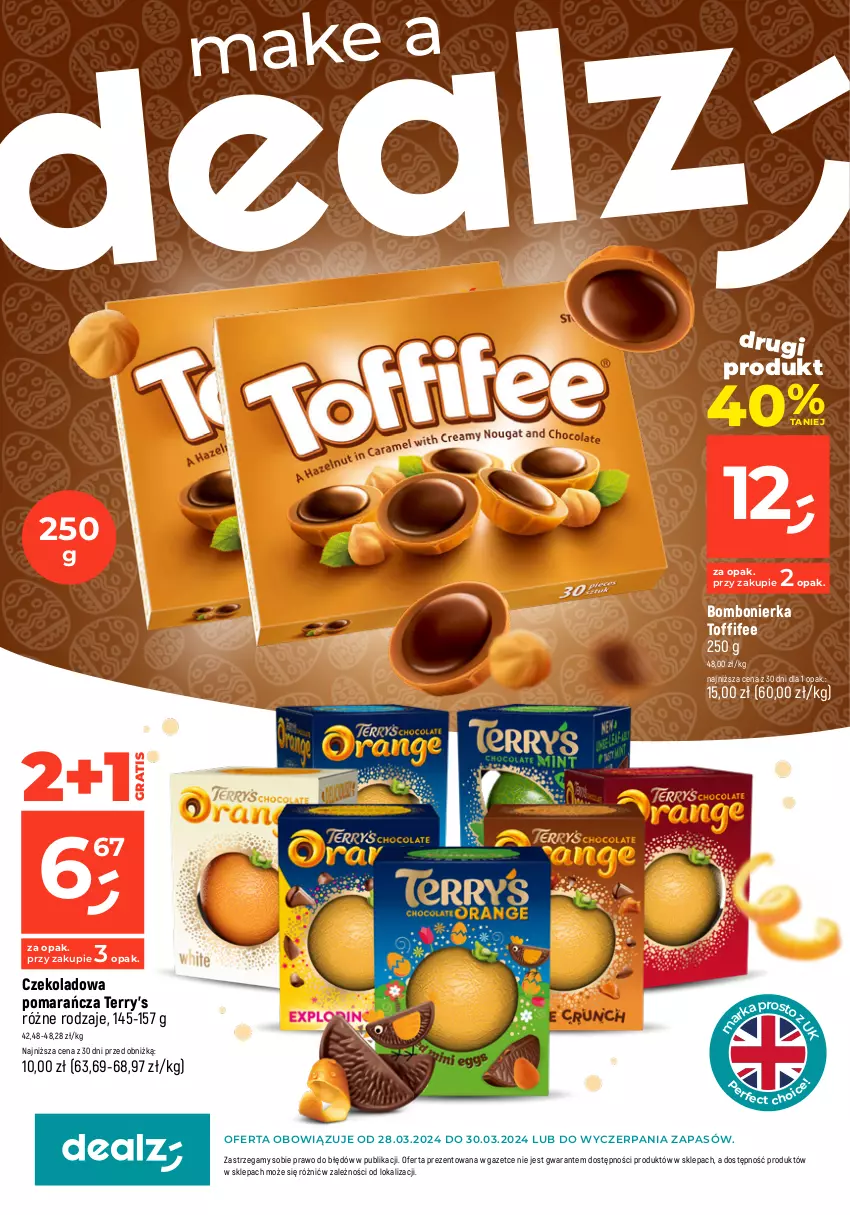 Gazetka promocyjna Dealz - MAKE A DEALZ - ważna 28.03 do 30.03.2024 - strona 1 - produkty: Gra, Toffifee