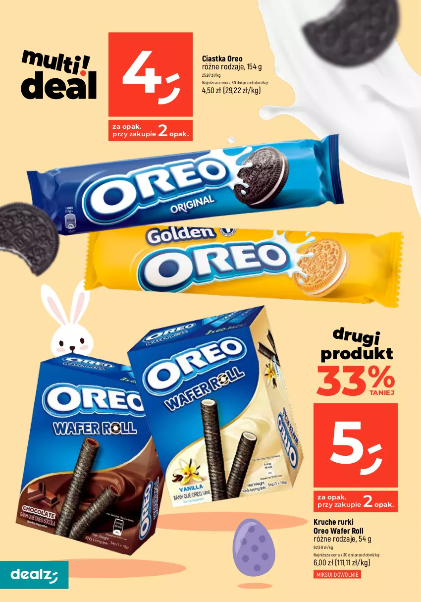 Gazetka promocyjna Dealz - MAKE A DEALZ - ważna 28.03 do 30.03.2024 - strona 10 - produkty: Ciastka, Cukier, Cukierki, Cukierki czekoladowe, Oreo, Rurki