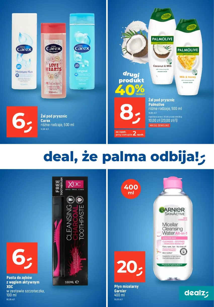 Gazetka promocyjna Dealz - MAKE A DEALZ - ważna 28.03 do 30.03.2024 - strona 19 - produkty: Chusteczki, Garnier, Gra, Nivea, Palma, Palmolive, Pasta do zębów, Płyn micelarny, Szczoteczka