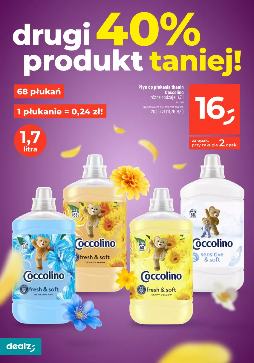 Gazetka promocyjna Dealz - MAKE A DEALZ - ważna 28.03 do 30.03.2024 - strona 24 - produkty: Coccolino, Odplamiacz, Płyn do płukania, Proszek do prania, Pur, Vanish