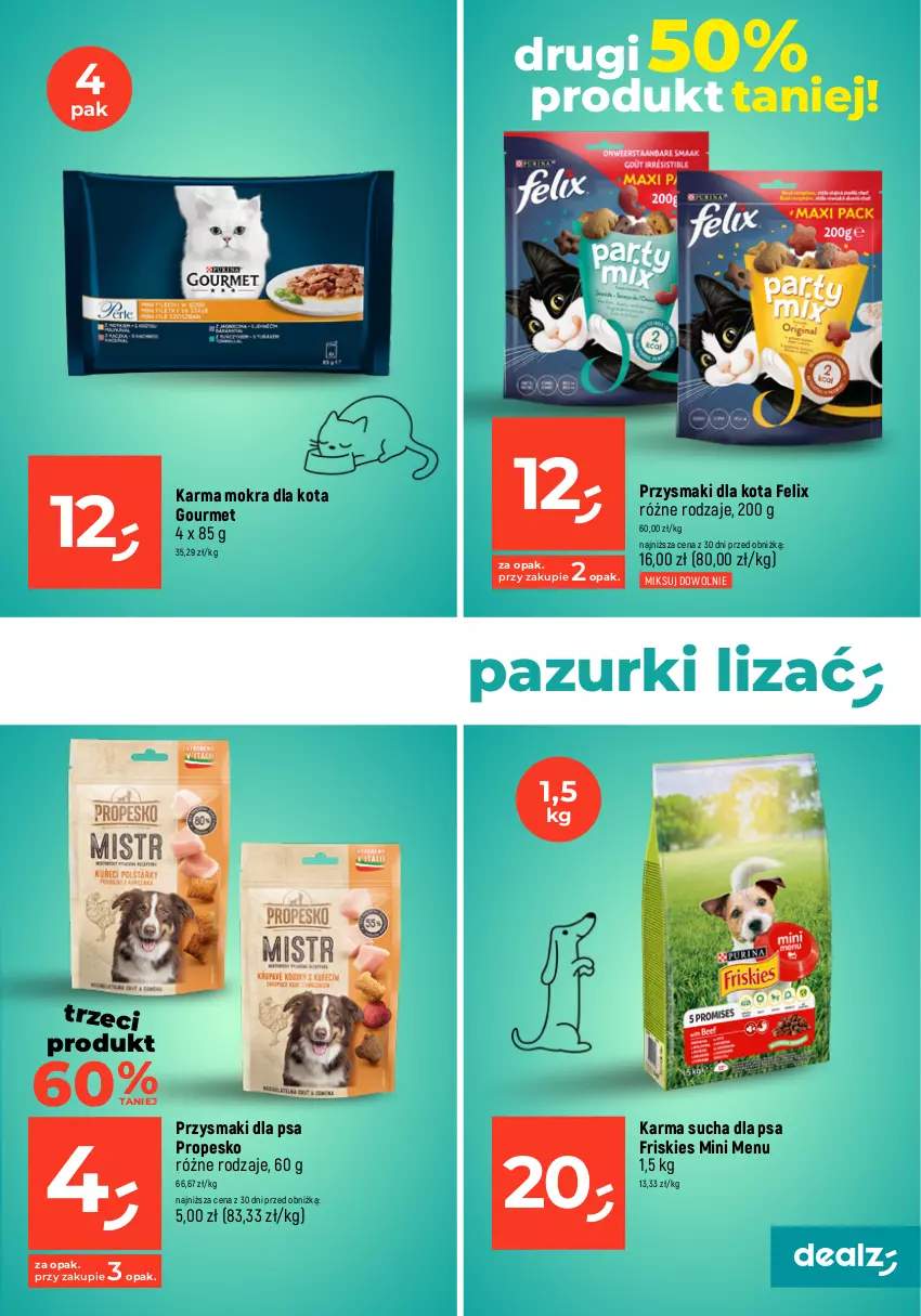 Gazetka promocyjna Dealz - MAKE A DEALZ - ważna 28.03 do 30.03.2024 - strona 29 - produkty: Felix, Friskies, Przysmaki